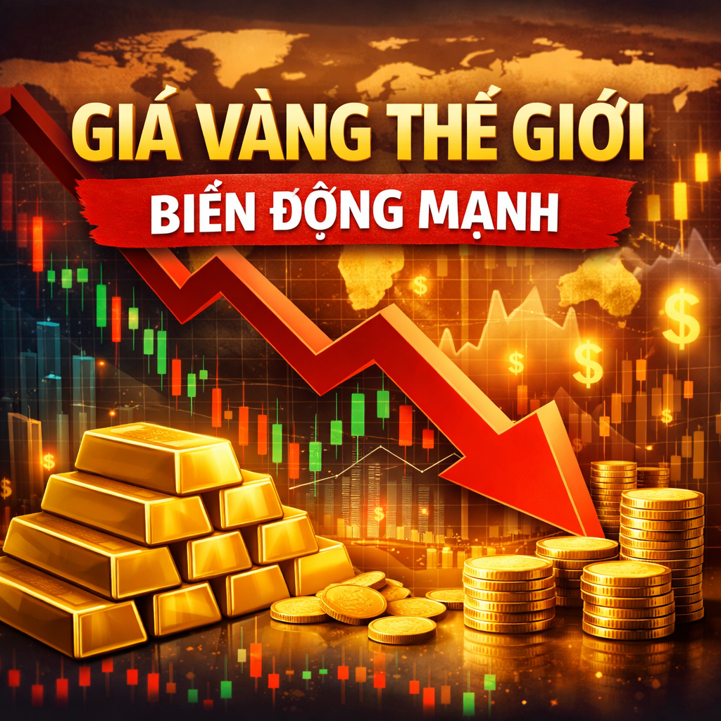 Giá vàng thế giới biến động mạnh: Điều gì đang thực sự xảy ra với thị trường