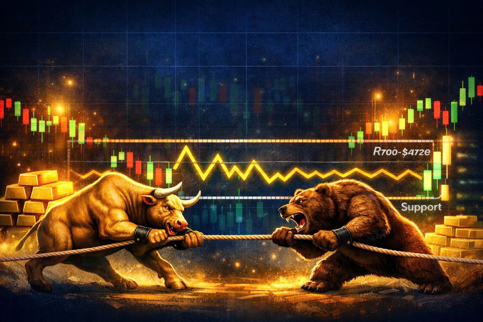 Giá vàng hôm nay: XAU/USD chạm 4690, áp sát kháng cự – nguy cơ điều chỉnh mạnh