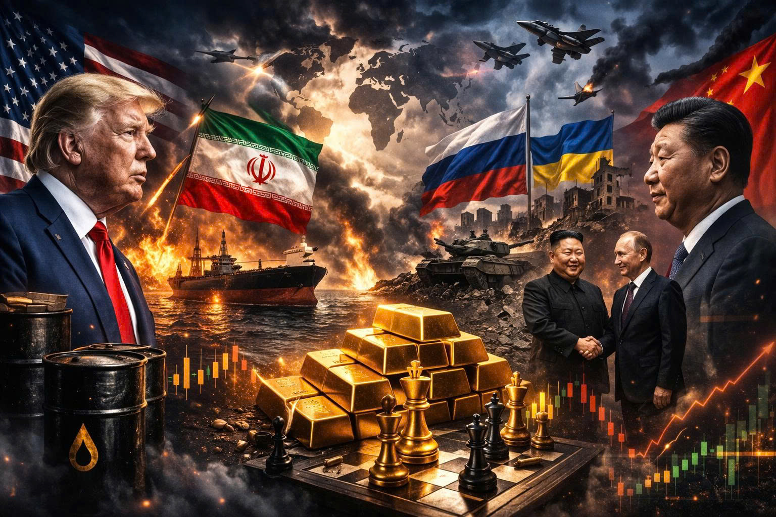 Tình hình địa chính trị hôm nay: Mỹ – Iran hạ nhiệt tạm thời, rủi ro toàn cầu vẫn ở mức cao